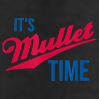 It's Mullet Time, Funny Redneck Mullet 7 Panel Mesh Trucker Snapback Hat