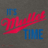 It's Mullet Time, Funny Redneck Mullet Cotton Canvas Backpack