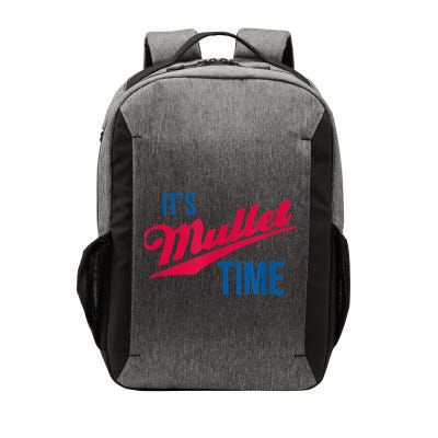 It's Mullet Time, Funny Redneck Mullet Vector Backpack