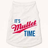 It's Mullet Time, Funny Redneck Mullet Doggie Tank