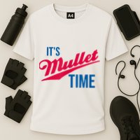 It's Mullet Time, Funny Redneck Mullet Performance Shirt