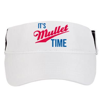 It's Mullet Time, Funny Redneck Mullet Adult Drive Performance Visor