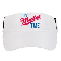 It's Mullet Time, Funny Redneck Mullet Adult Drive Performance Visor