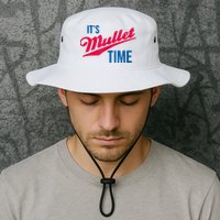 It's Mullet Time, Funny Redneck Mullet Bucket Hat