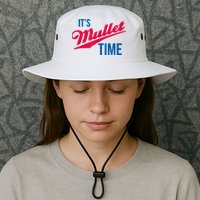 It's Mullet Time, Funny Redneck Mullet Bucket Hat