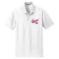 It's Mullet Time, Funny Redneck Mullet Dry Zone Grid Polo