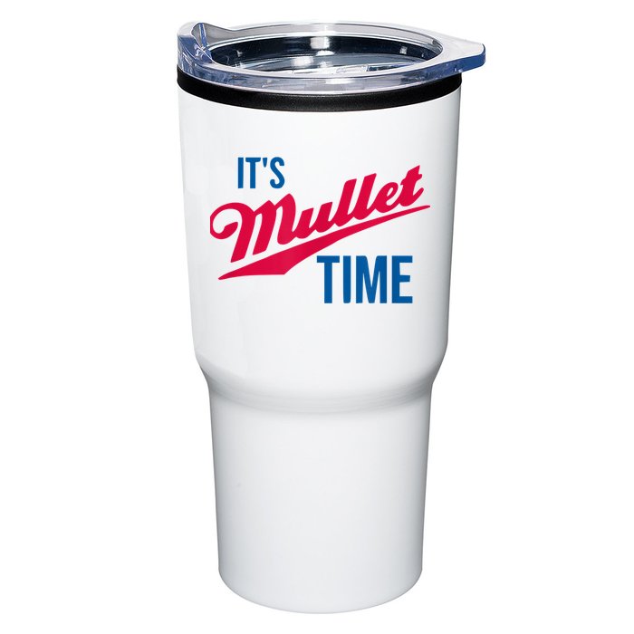 It's Mullet Time, Funny Redneck Mullet Tumbler