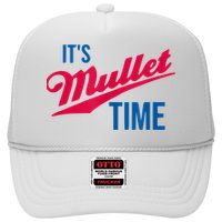 It's Mullet Time, Funny Redneck Mullet Trucker Hat