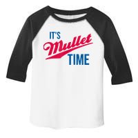 It's Mullet Time, Funny Redneck Mullet Toddler Fine Jersey T-Shirt
