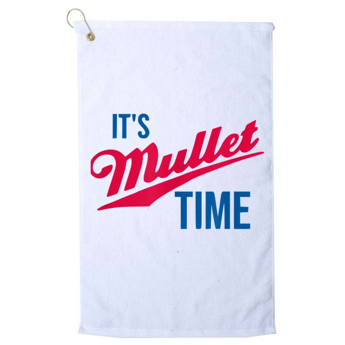 It's Mullet Time, Funny Redneck Mullet Golf Towel