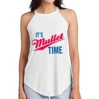 It's Mullet Time, Funny Redneck Mullet Women's Perfect Tri Rocker Tank