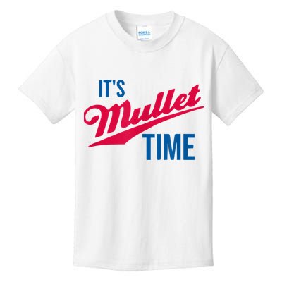 It's Mullet Time, Funny Redneck Mullet Kids T-Shirt