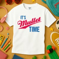 It's Mullet Time, Funny Redneck Mullet Kids T-Shirt