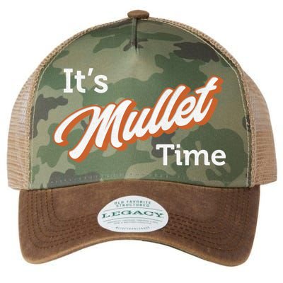 It's Mullet Time, Funny Redneck Mullet Legacy Tie Dye Trucker Hat