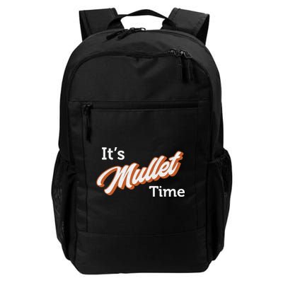 It's Mullet Time, Funny Redneck Mullet Daily Commute Backpack