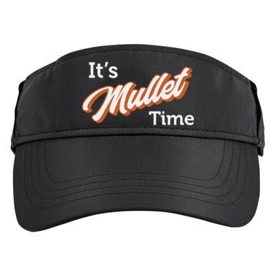 It's Mullet Time, Funny Redneck Mullet Adult Drive Performance Visor