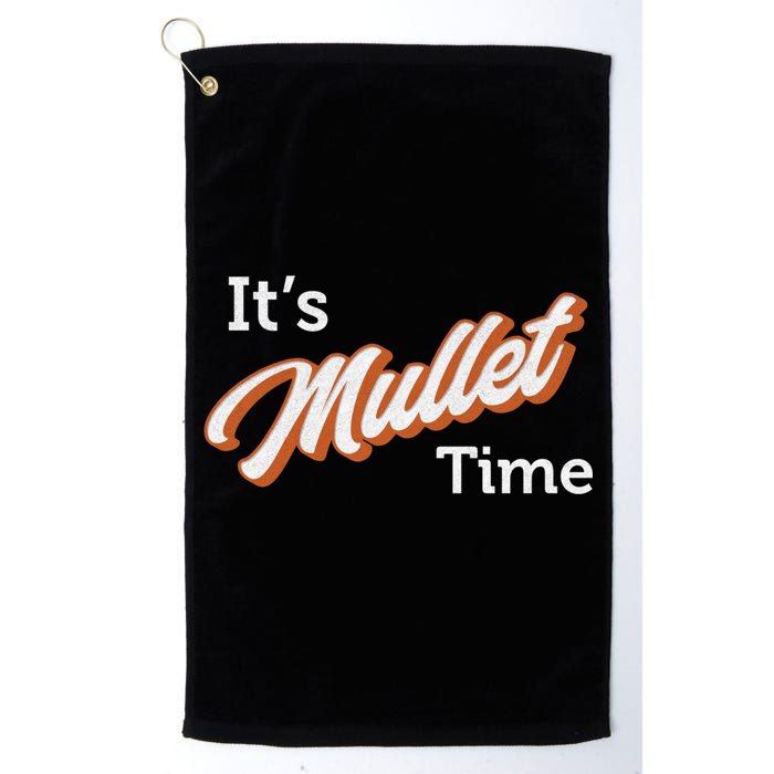 It's Mullet Time, Funny Redneck Mullet Golf Towel
