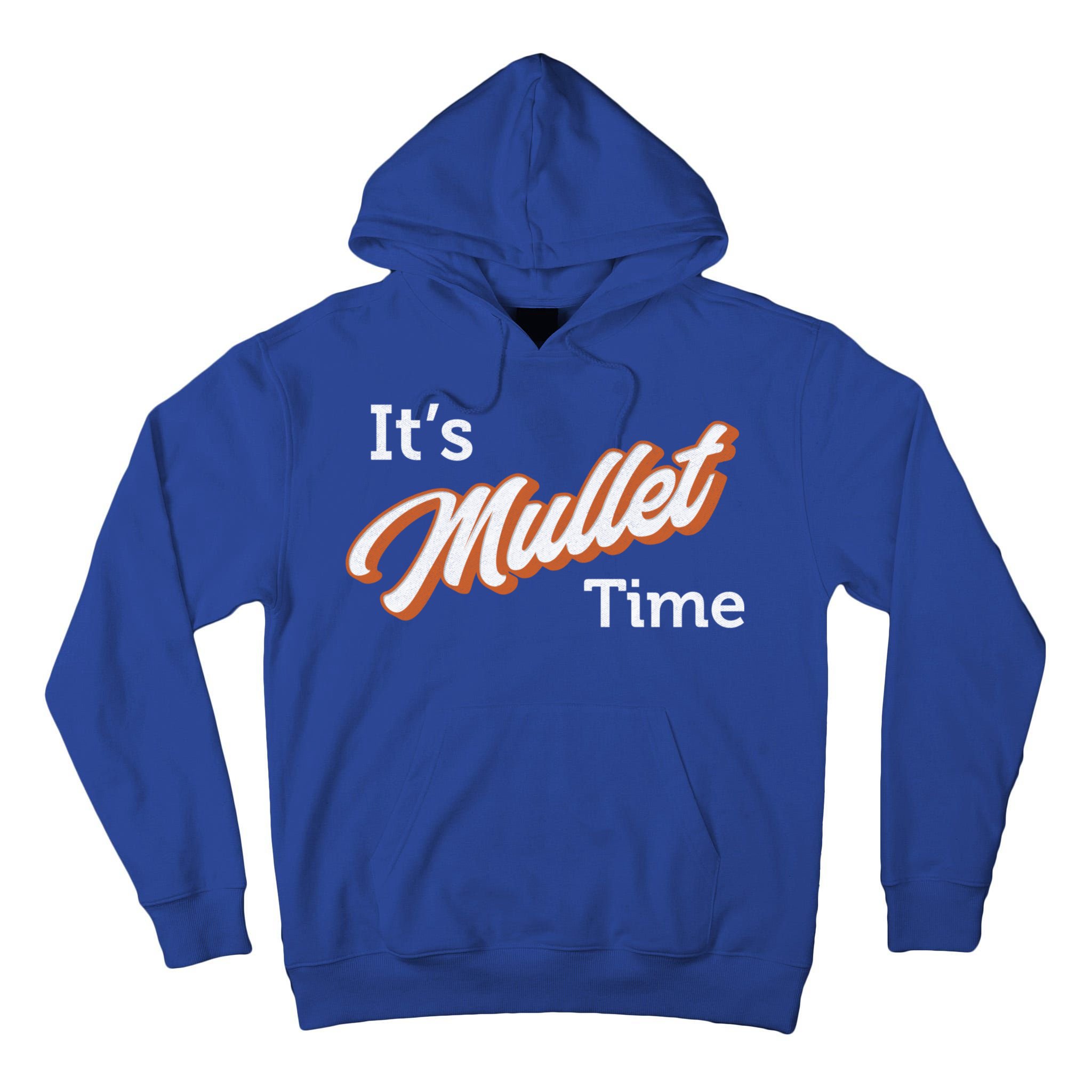 It's Mullet Time, Funny Redneck Mullet Tall Hoodie