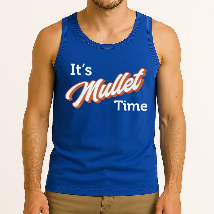 It's Mullet Time, Funny Redneck Mullet Tank Top