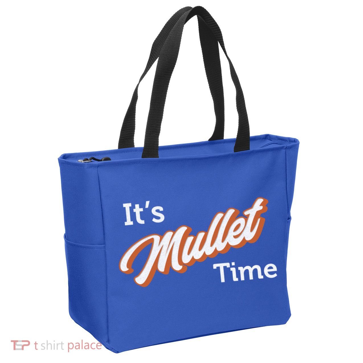 It's Mullet Time, Funny Redneck Mullet Zip Tote Bag