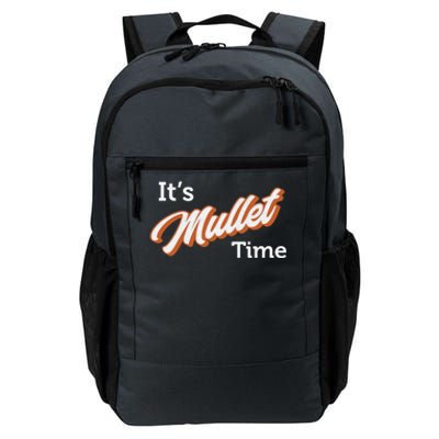 It's Mullet Time, Funny Redneck Mullet Daily Commute Backpack