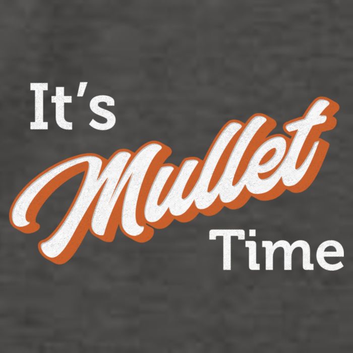 It's Mullet Time, Funny Redneck Mullet Vector Backpack