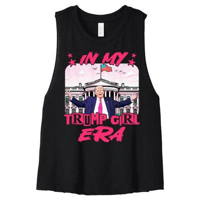 In My Trump Girl Era Women's Racerback Cropped Tank