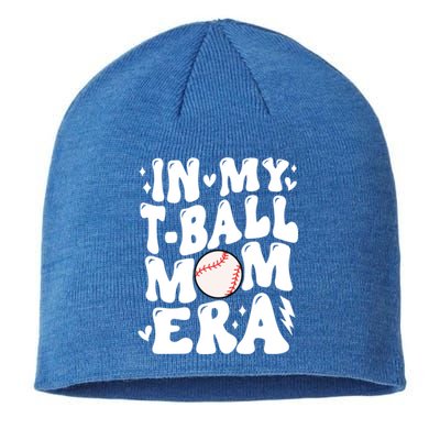 In My Tball Mom Era Baseball Mom Retro Game Day T Ball Team Gift Sustainable Beanie