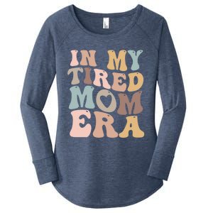 In My Tired Mom Era For Mamas Gift Women's Perfect Tri Tunic Long Sleeve Shirt