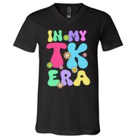 In My Tk Era Back To School First Day Of Tk Teacher Girl Gift V-Neck T-Shirt