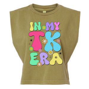 In My Tk Era Back To School First Day Of Tk Teacher Girl Gift Garment-Dyed Women's Muscle Tee