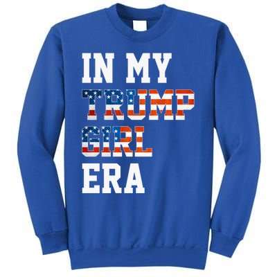 In My Trump Era Usa American Flag Trump 2024 Election Gift Sweatshirt