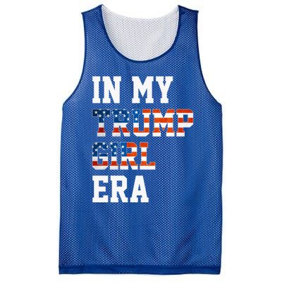 In My Trump Era Usa American Flag Trump 2024 Election Gift Mesh Reversible Basketball Jersey Tank