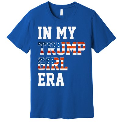 In My Trump Era Usa American Flag Trump 2024 Election Gift Premium T-Shirt