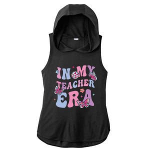 In My Teacher Era First Day Of School Back To School Ladies PosiCharge Tri-Blend Wicking Draft Hoodie Tank