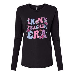 In My Teacher Era First Day Of School Back To School Womens Cotton Relaxed Long Sleeve T-Shirt