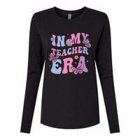 In My Teacher Era First Day Of School Back To School Womens Cotton Relaxed Long Sleeve T-Shirt