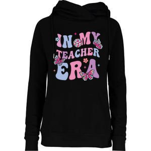 In My Teacher Era First Day Of School Back To School Womens Funnel Neck Pullover Hood