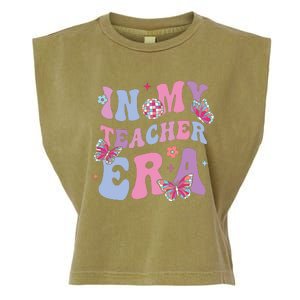 In My Teacher Era First Day Of School Back To School Garment-Dyed Women's Muscle Tee