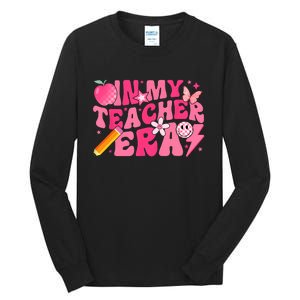 In My Teacher Era Back To School Retro Back To School Retro Tall Long Sleeve T-Shirt