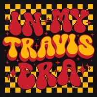 In My Travis Era Retro Groovy Ladies PosiCharge Tri-Blend Wicking Tank