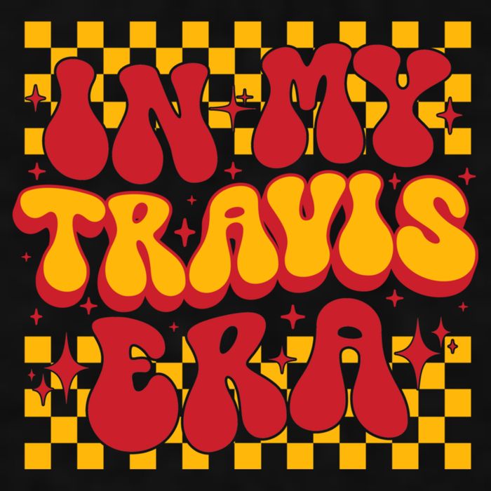 In My Travis Era Retro Groovy Ladies PosiCharge Tri-Blend Wicking Tank