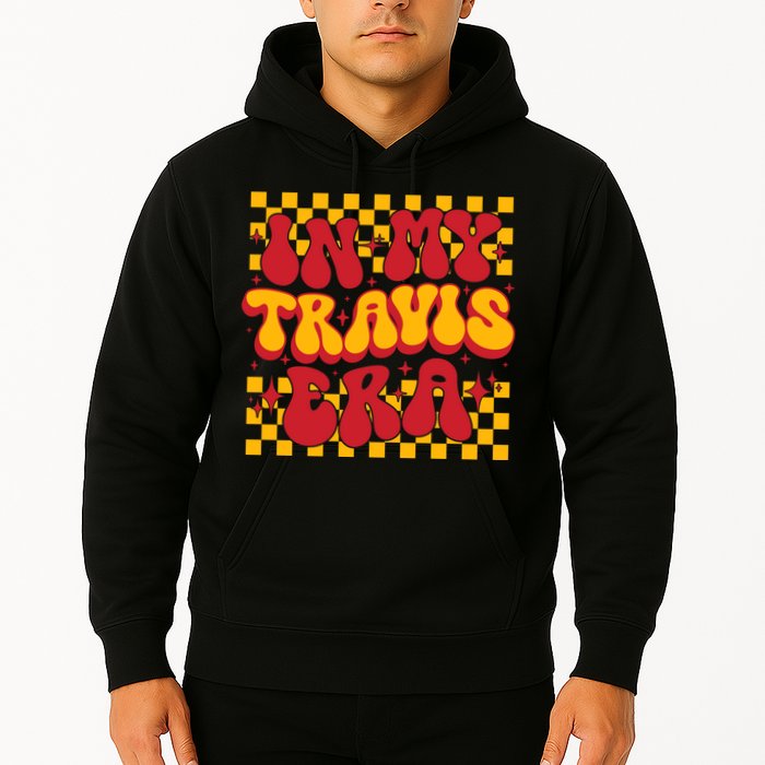 In My Travis Era Retro Groovy Hoodie