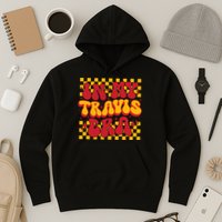In My Travis Era Retro Groovy Hoodie
