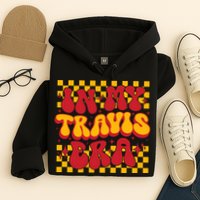 In My Travis Era Retro Groovy Hoodie