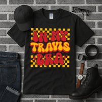 In My Travis Era Retro Groovy Tall T-Shirt