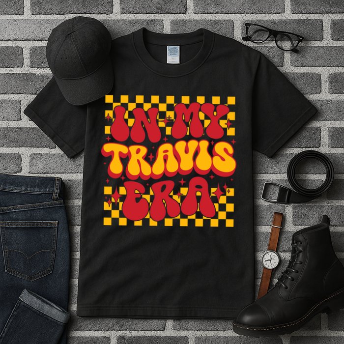 In My Travis Era Retro Groovy Tall T-Shirt
