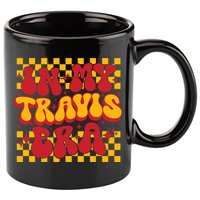 In My Travis Era Retro Groovy 11oz C Handle Ceramic Mug