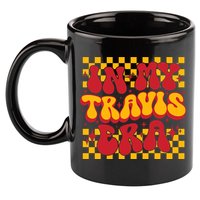 In My Travis Era Retro Groovy 11oz C Handle Ceramic Mug