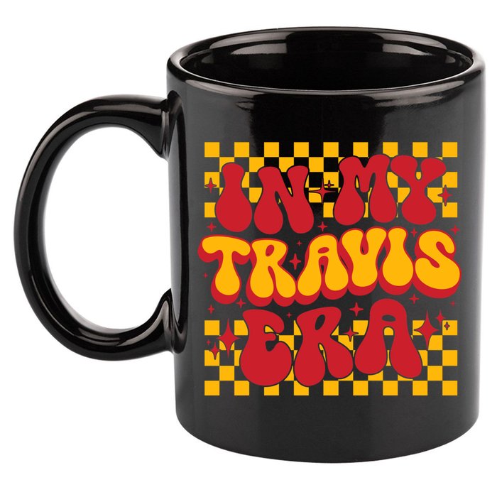 In My Travis Era Retro Groovy 11oz C Handle Ceramic Mug